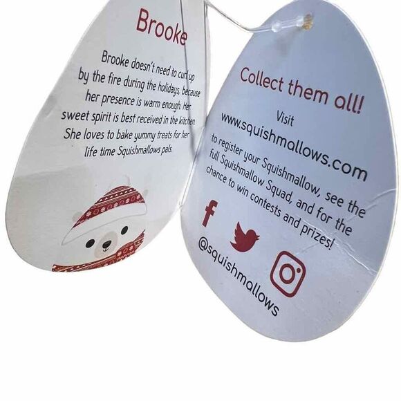 Santa, Candy Cane, and Brooke Squishmallow, 3 Christmas plushies - Picture 5 of 15